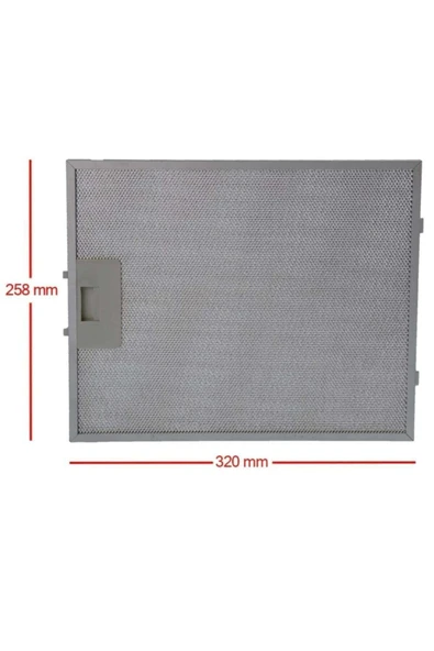 HGNM E Trading  2 Adet 480122102169 - Davlumbaz Aspiratör Yağ Filitresi 320x258 mm ürün görseli 1