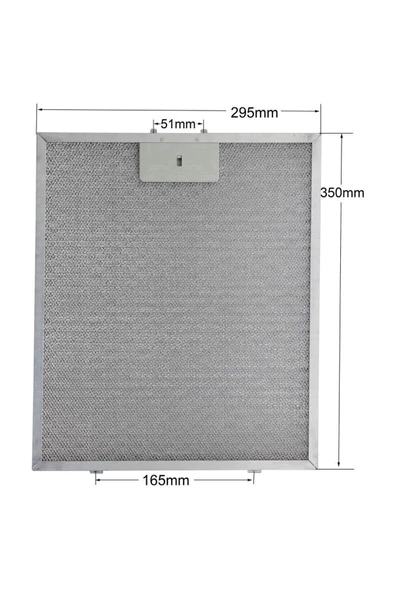 Alanya Yedek Parça 348x295 Davlumbaz Metal Filtre - 350x300, 00703537 Bosch, NEFF, Siemens 703537 K4 ürün görseli 1