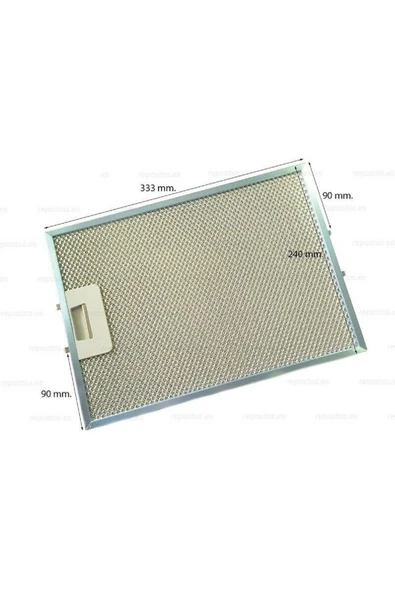 Alanya Yedek Parça YY87X6378 Davlumbaz Filtresi, 333x238 mm ürün görseli 1
