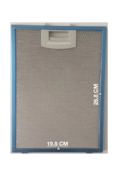 HGNM E Trading  2 Adet 26.8×19.8 Davlumbaz Aspiratör Filtresi 268x198mm ürün görseli 1