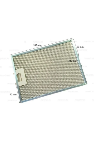 HGNM E Trading  2 Adet YY87X6378 Davlumbaz Filtresi, 333×238 mm, Brandt, De Dietrich, Fagor, Sauter ve Thomson için ürün görseli 1