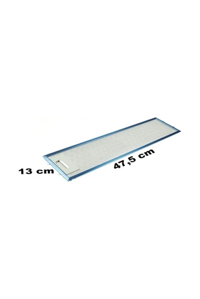 HGNM E Trading  2 Adet 130 X 476 Etsy 1350 Davlumbaz Yağ Filtresi Mutfak Aspiratörü Havalandırma 13 x 47,6 cm E9 ürün görseli 1