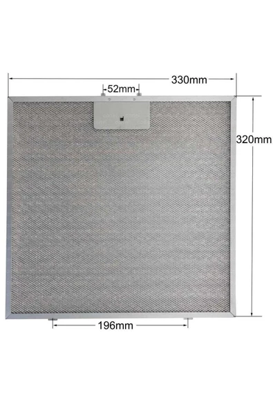 Alanya Yedek Parça 330x320 mm  Davlumbaz Aspiratör Filtresi 33x32 cm 00362381 ürün görseli 1