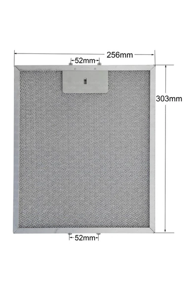 Alanya Yedek Parça Davlumbaz Filtresi 303x256 mm 129730001 ürün görseli 1