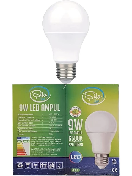 Şila Led  9W LED Ampul 6500K ürün görseli 1