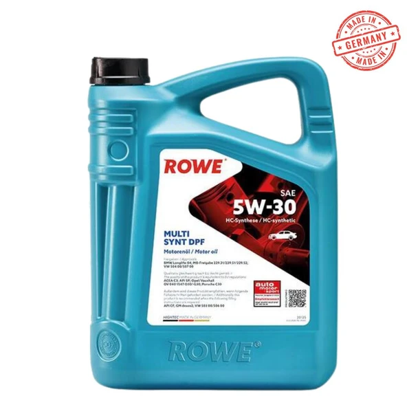 ROWE HIGHTEC MULTI SYNT DPF SAE 5W-30 MOTOR YAĞI 5 LİTRE ürün görseli 1