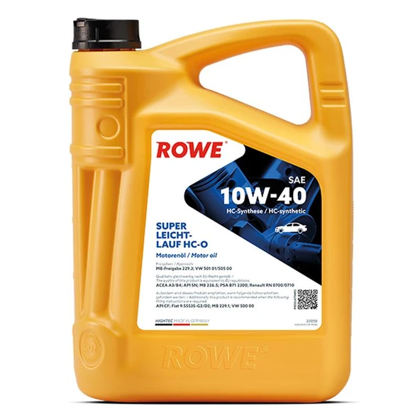 Rowe Hightec Super Leichtlauf HC-O SAE 10W-40 Motor Yağı 4 L ürün görseli 1