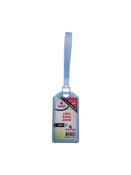 MAPİ LÜKS BAVUL ASKISI (PLASTİK) 35X54 ŞEFFAF TEKLİ - Resim 2