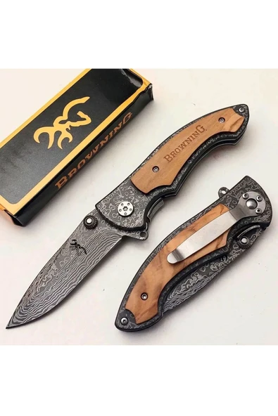 Browning Damas İşlemeli Çakı ürün görseli 1