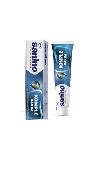 Sanino Komple Bakım Sanino Diş Macunu 1 Adet 75 Ml - Günlük Koruma YENİLENMİŞ FORMÜL ürün görseli 1