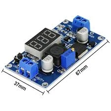 Arduino LM2596S Ayarlanabilir Gerilim Gösteren LEDli Gerilim Azaltıcı Modülü ürün görseli 1