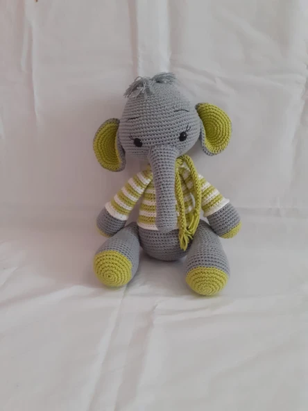Fil Dodi Amigurumi Organik Oyuncak ürün görseli 1