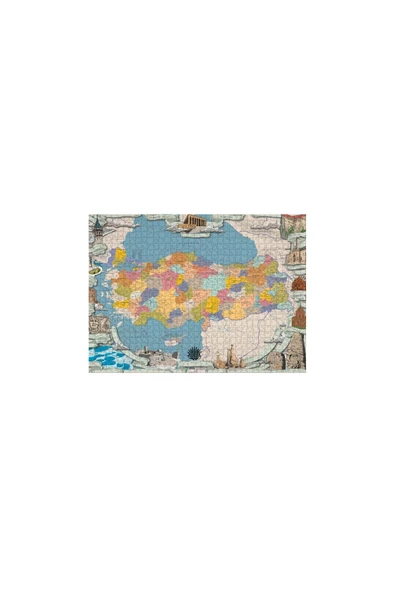 Gürbüz Yayınları Türkiye Siyasi Puzzle 1000 Parça ürün görseli 1