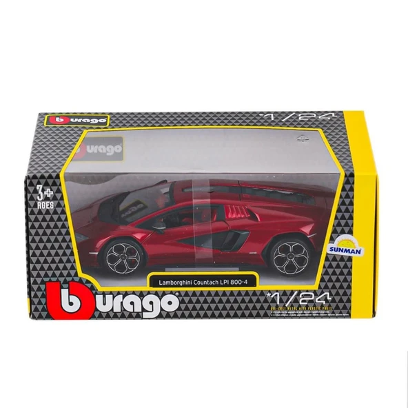 Nessiworld 1021102 Burago Lamborghini Countach LPI 800-4 1:24 -Sunman ürün görseli 1