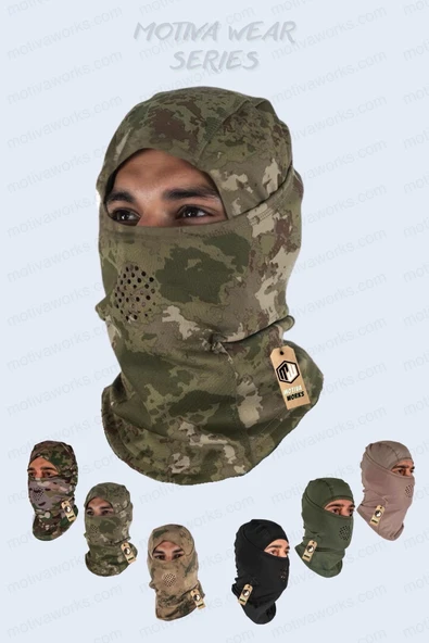 Motosiklet Outdoor Taktik Askeri Boyunluk Kask Termal Maske Balaklava ürün görseli 1