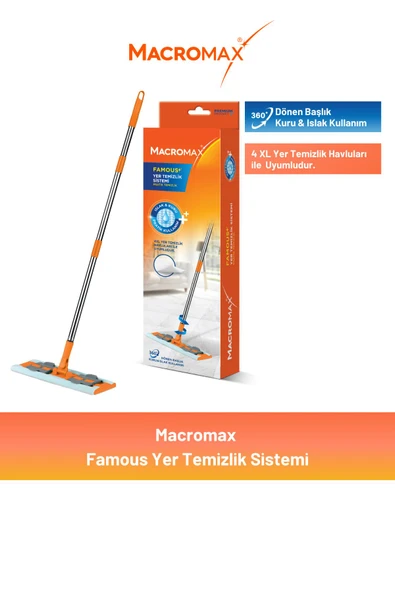 Macromax Famous Yer Temizlik Sistemi ürün görseli 1