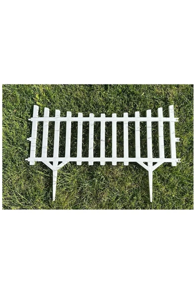 DDTREND 10 Adet Yeni Tasarım Mini Bahçe Çiti Dekoratif Esnek Plastik Çit Peyzaj Koruma Çit Toplam 580-36 Cm ürün görseli 1