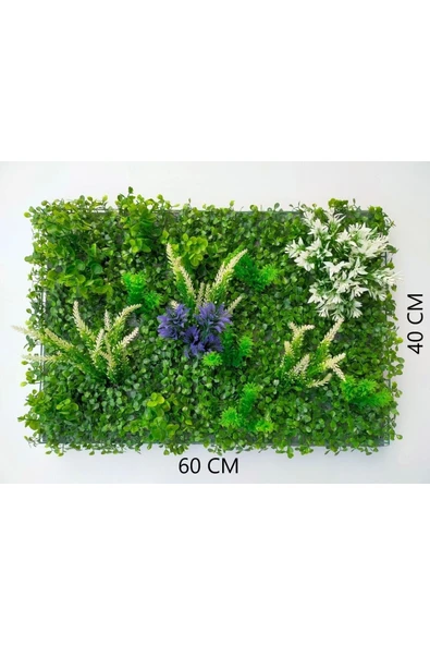 DDTREND Yapay Dikey Bahçe Kullanıma Hazır Duvar Paneli 40 X 60 Cm Yeni Trend Dekorasyon Strafor Dahil-ls ürün görseli 1