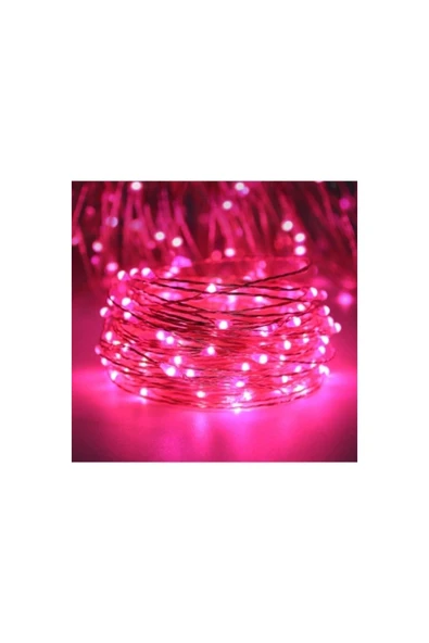 DDPEST B.Usb Ile Çalışan Dekoratif 5 Metre Peri Led Işık Pembe Işık Çok Amaçlı Aydınlatma-B ürün görseli 1