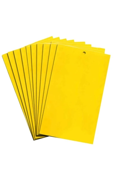 Biogreen Yapışkan Sarı Kart Tuzak 10 Cm X 25 Cm 10 Adet ürün görseli 1