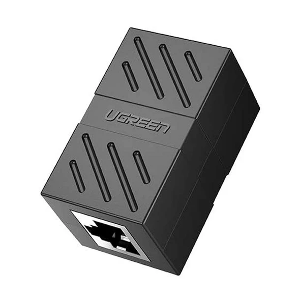 UGREEN 20390 CAT7 RJ45 Ethernet Kablo Birleştirme Aparatı 10GB/s ye Kadar Veri Aktarım Hızı Siyah ürün görseli 1