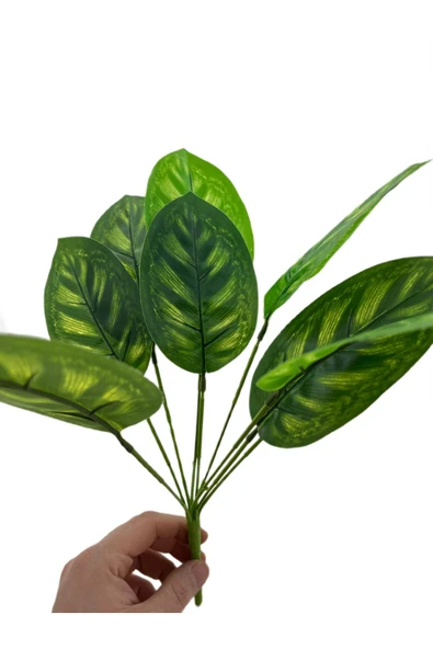 DDPEST Dekoratif Yapay Çiçek 9 Dallı Yapay Çiçek 9 Dal Demet Yapay Yaprak 25 cm ürün görseli 1