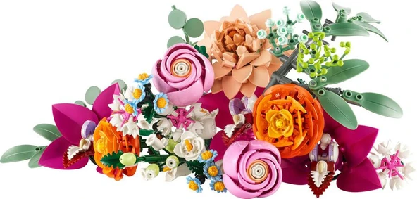 Lego Botanicals Pembe Çiçek Buketi 10342 - Resim 2