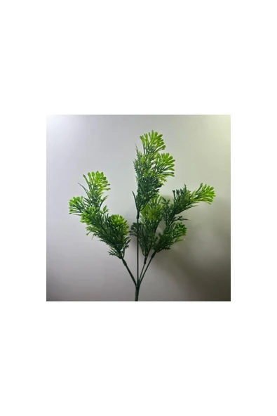 DDPEST B.yapay Çiçek Demeti Dikey Bahçe Saksıda Çiçek Için Garnitür Aranjman 35 Cm 5 Dallı Boncuk Yeşil-b ürün görseli 1