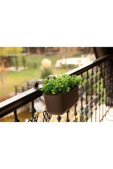 DDPEST D.DDS-401 Dekoratif Saksıda Yapay Çiçek Aranjman Balkon Saksısı Balkon Çiçeği-D ürün görseli 1