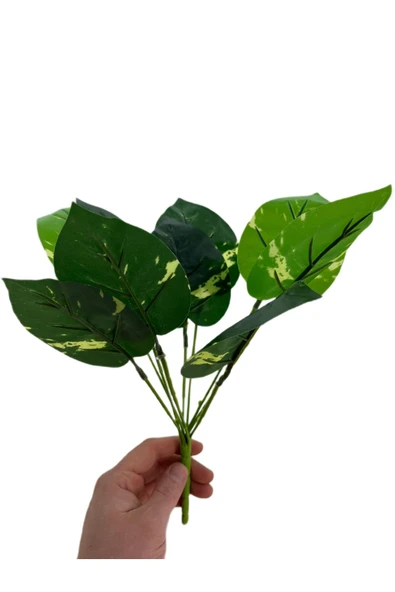 DDPEST 9 Dallı 30 Cm Dekoratif Yapay Çiçek 9 Dal Demet Yapay Yaprak 30 cm ürün görseli 1