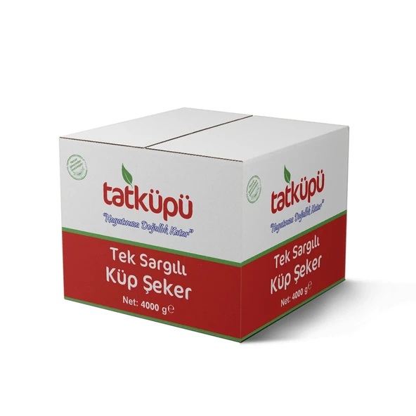 TATKÜPÜ Tek Sargılı Küp Şeker 4kg ürün görseli 1