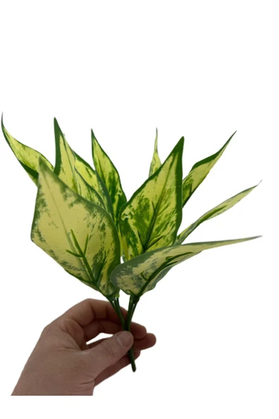 DDPEST D.6 Dallı Dekoratif Yapay Çiçek 6 Dal Demet Yapay Yaprak 25 cm-D ürün görseli 1