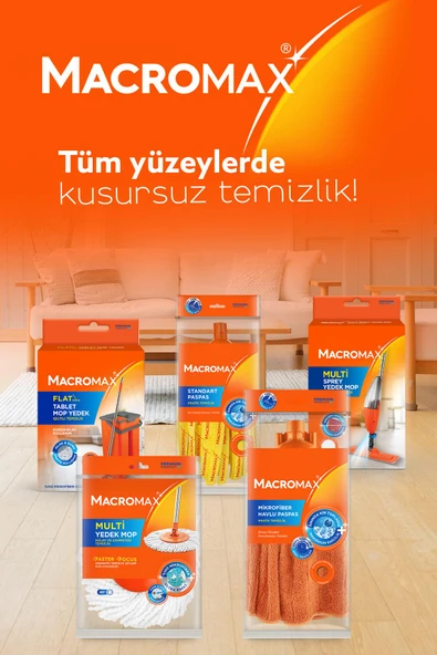 Macromax Multi Sprey Mop Yedek - Resim 2