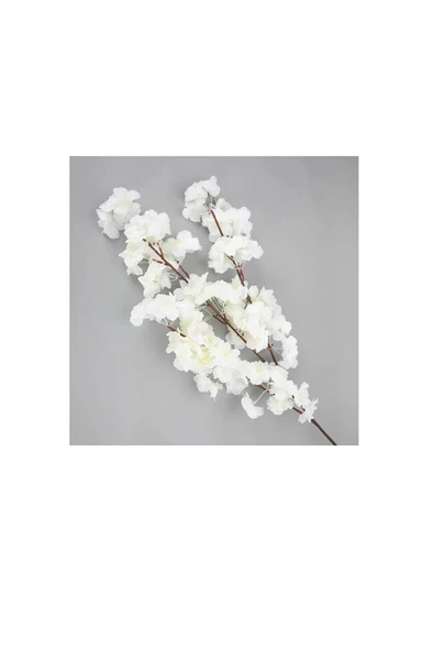 DDPEST Yapay Çiçek Bahar Dalı Japon Kiraz Çiçeği 90 Cm 3 Dal Beyaz-ls ürün görseli 1