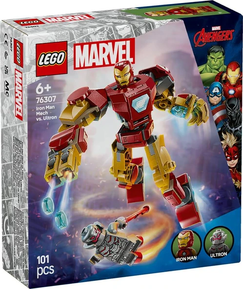 Lego Marvel Iron Man Robotu, Ultron’a Karşı 76307 ürün görseli 1