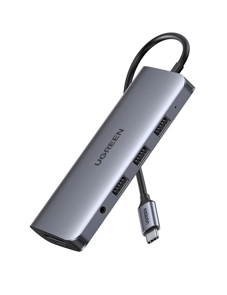 UGREEN 80133 10 in 1 4K UHD 100W USB-C Hub Çoklayıcı 5Gbps Veri Aktarımı ürün görseli 1