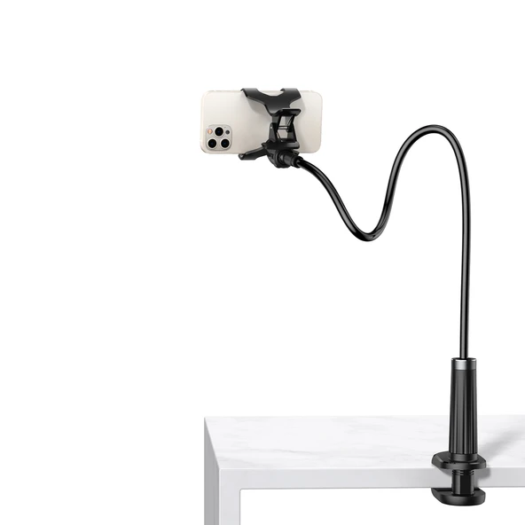 UGREEN 80906 LP113 360 Derece 8cm Masalara Kadar Ayarlanabilir Flexible Esnek Yatak Masa Telefon Tutucu 90cm ürün görseli 1