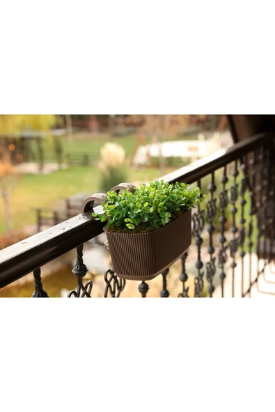 DDPEST Dekoratif Saksıda Yapay Çiçek Aranjman Balkon Saksısı Balkon Çiçeği DDS-401 ürün görseli 1