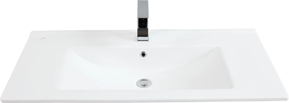 Creavit SU100 Su Dolap Uyumlu Lavabo 45X100 cm Beyaz ürün görseli 1