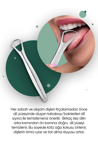 TBRUSH Çelik Dil Temizleyici - Resim 6