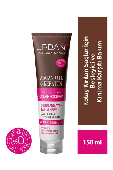Urban Care Argan Oil & Keratin Durulanmayan Krem 150 ml ürün görseli 1