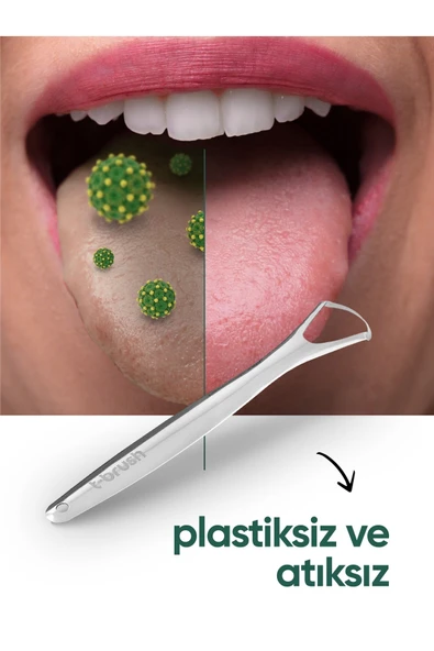 TBRUSH Çelik Dil Temizleyici - Resim 3
