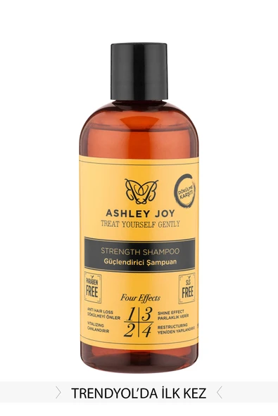 ASHLEY JOY Dökülme Karşıtı Keratin Ve Kafein Içeren Sülfatsız Güçlendirici Şampuan 400 ml ürün görseli 1