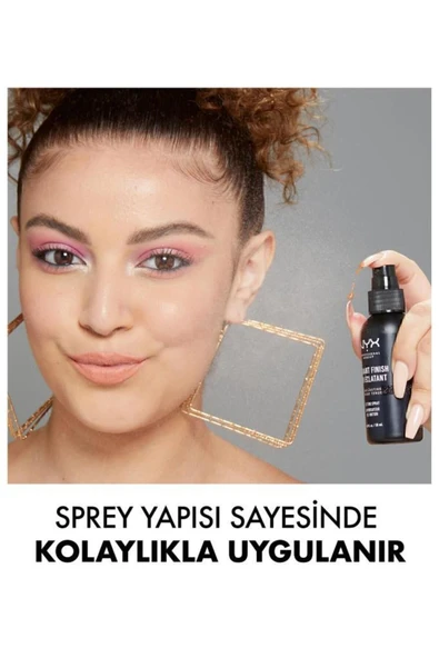 NYX PROFESSİONAL MAKEUP Radıant Fınısh Settıng Spray - Resim 4