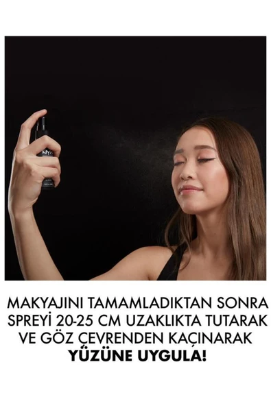 NYX PROFESSİONAL MAKEUP Radıant Fınısh Settıng Spray - Resim 8