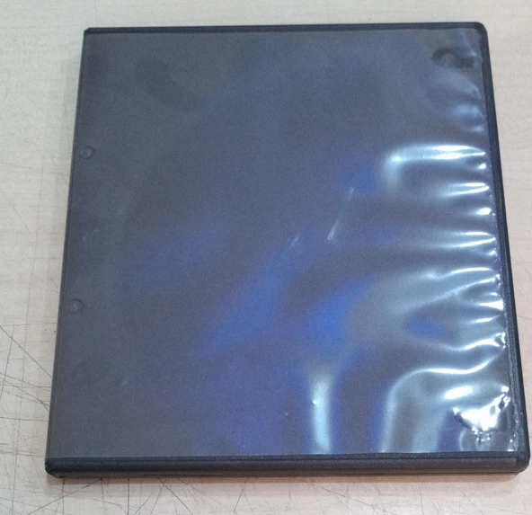 PTTAVM: CD/DVD/BLURAY Uyumlu CD Kutusu 1 CD Bölmeli.SİYAH.KUTU İÇİ