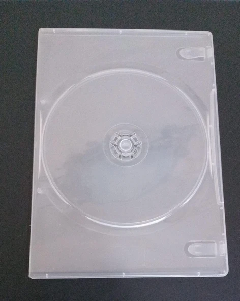PTTAVM: CD/DVD/BLURAY Uyumlu CD Kutusu 2 CD Bölmeli.ŞEFFAF KUTU
