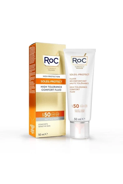 ROC Hassas Ciltler Için Yüz Güneş Kremi Spf50+ 50 Ml ürün görseli 1