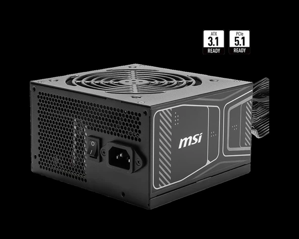 MSI MAG A750GN PCIE5 750W 80+ GOLD PSU NONMODULAR ürün görseli 1