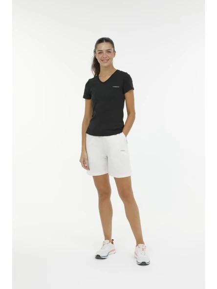 Lumberjack Basic Short W-CT144 5Fx Kadın Şort Ekru 101931813 - Resim 3